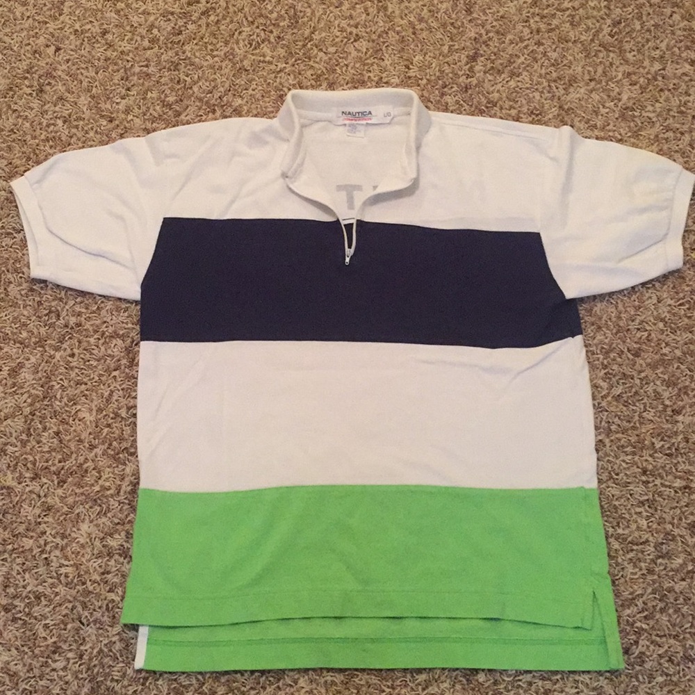 Vintage Nautica Competition 1/4 zip polo.
